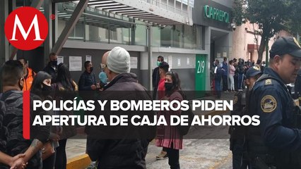 Por segunda ocasión, policías y bomberos protestan en CdMx; exigen que les paguen