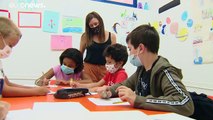 Francia y España optan por el uso de mascarilas en las aulas