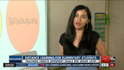 Distance learning challenges for elementary students