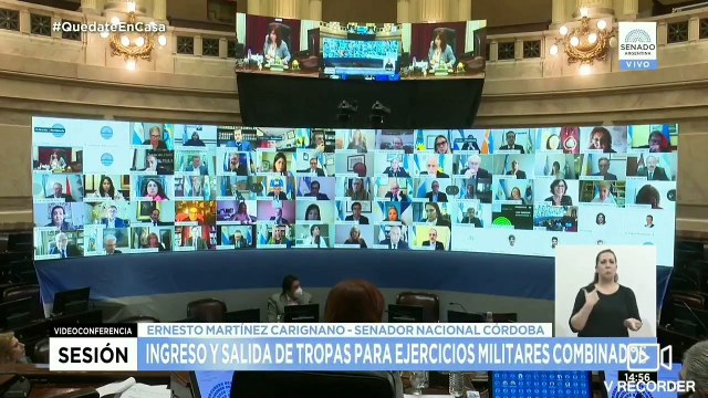 Dónde está Bullrich , el chiste de CFK por su fondo de pantalla en Zoom