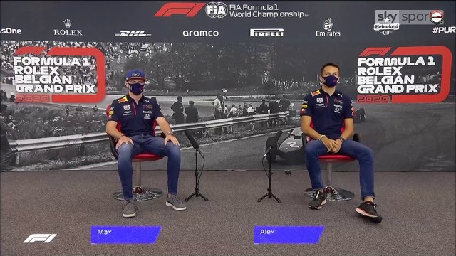 F1 2020 Belgian GP - Thursday (Drivers) Press Conference - Red Bull Racing