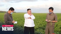 N. Korean leader visits typhoon-hit region; relieved over minimal reported damage