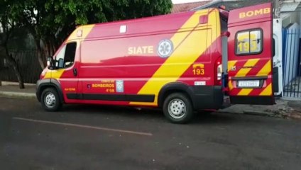 Idosa de 75 anos é socorrida no Bairro Santa Felicidade