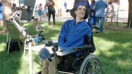 Man With Cerebral Palsy Is All Smiles During College Graduation Ceremony