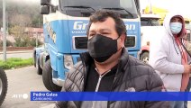 Camioneros bloquean rutas en Chile en protesta por ataques en carreteras