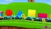 Learn Shapes with Shapes Train I 2D Shapes I Shapes Song for Children