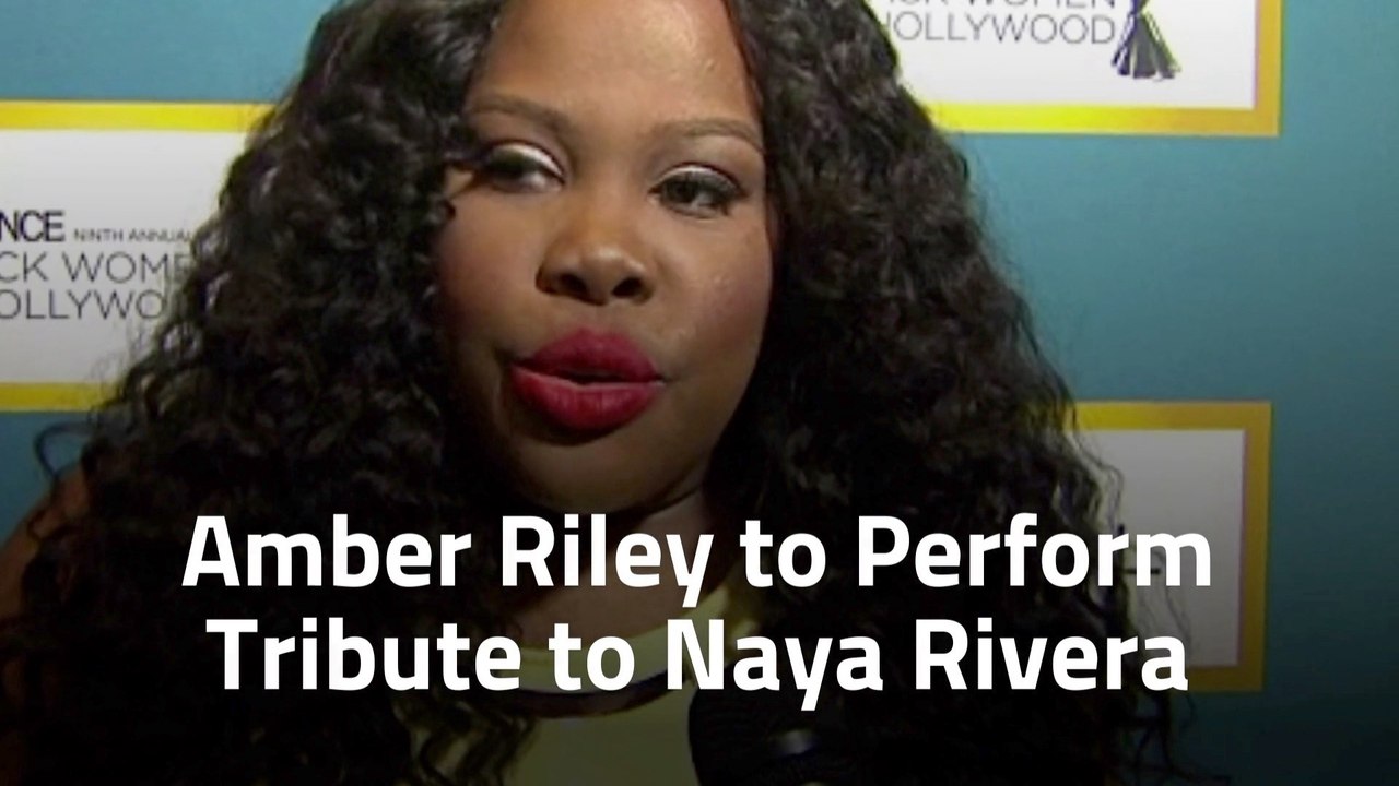 Amber Riley Pays Respects To Naya Rivera