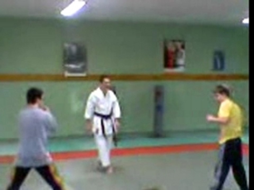 Simon et Thibaud au Karaté