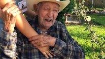 ¡Es un Don Juan! Abuelito de 101 años pero sin nietos