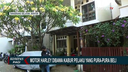 Motor Harley Raib Dibawa Kabur, Pencuri Bermodus Test Drive