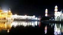 Golden temple view in night