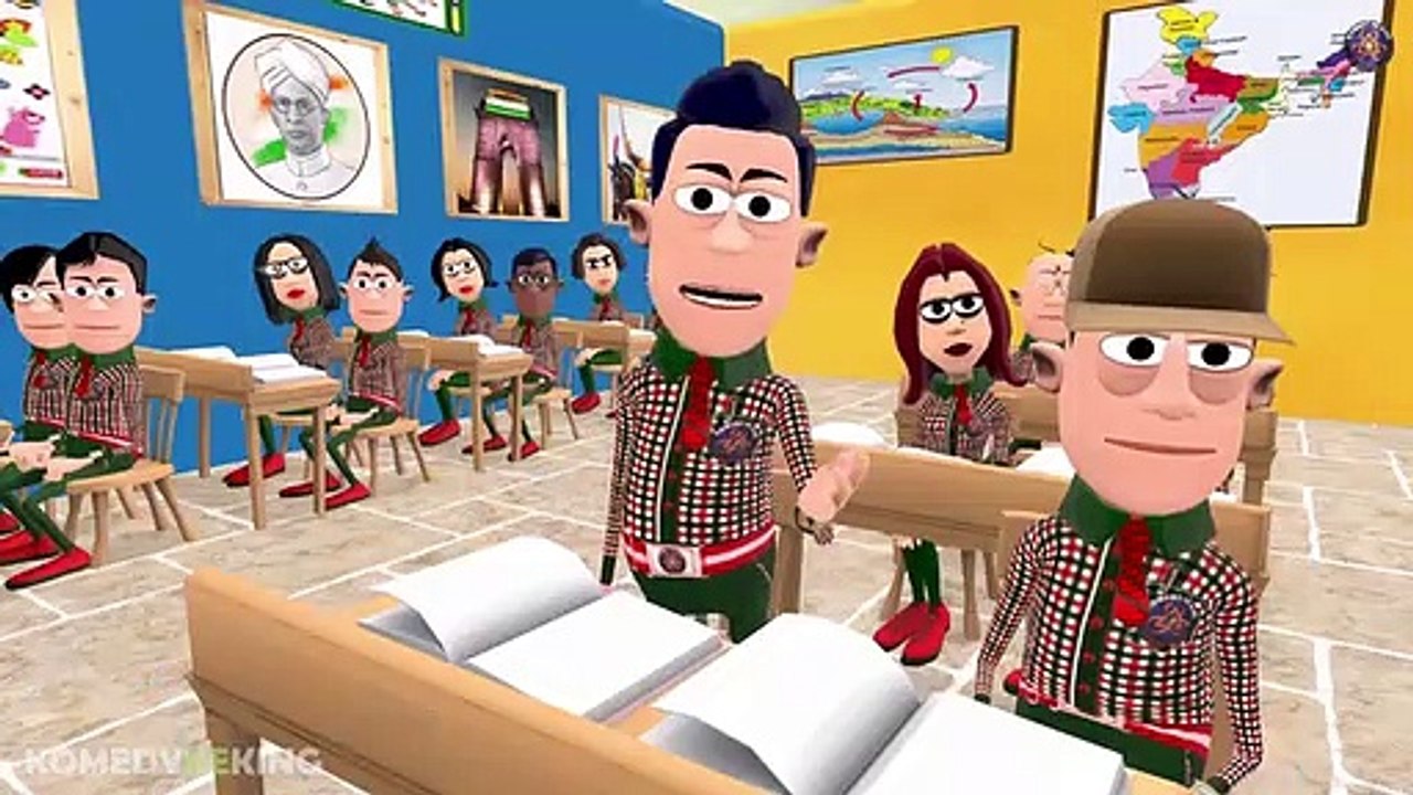 CLASS ROOM ME DADAGIRI PART 41 -- क्लास रूम में दादागिरी पार्ट 41 -- #KOMEDY_KE_KING