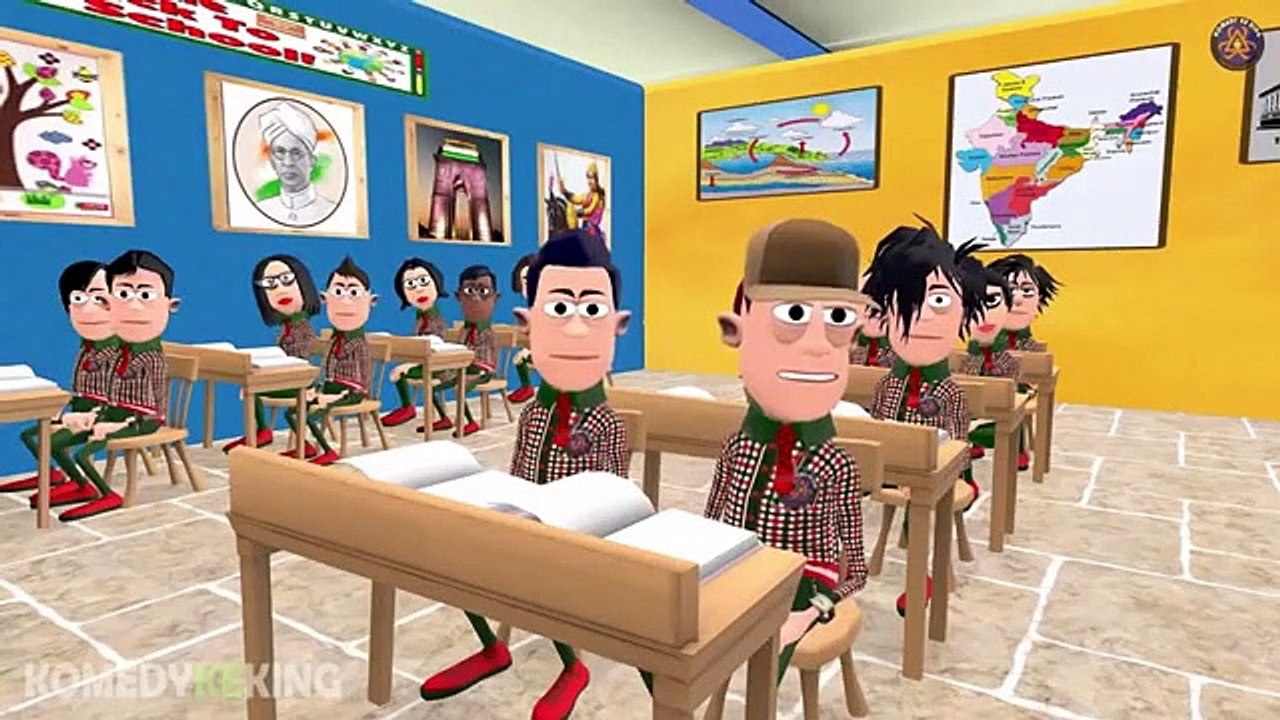 CLASS ROOM ME DADAGIRI PART 39 -- क्लास रूम में दादागिरी पार्ट 39 -- #KOMEDY_KE_KING
