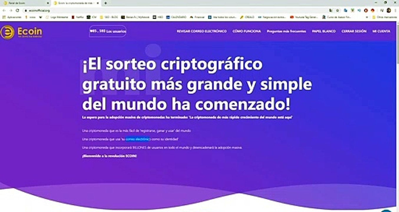 COMO GANAR DINERO 2020 con la poderosa CRIPTOMONEDA  ECOIN.