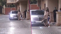 Kareena Kapoor Flaunts Her Baby Bump As She Steps Out With Taimur