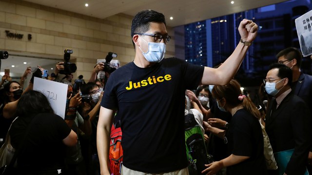 Hong Kong lawmaker charged with rioting over Yuen Long attack accuses police of ‘rewriting history’