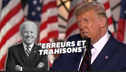 Trump attaque très violemment Biden dans son discours à l'investiture républicaine