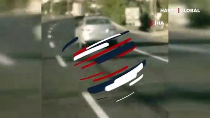 İstanbul-Tekirdağ yolunda şoke eden görüntü