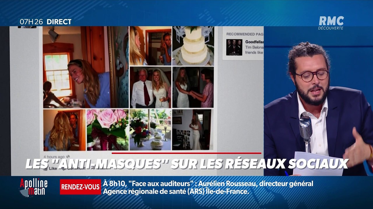 #Magnien, la chronique des réseaux sociaux : Les "anti-masques" sur les réseaux sociaux - 28/08