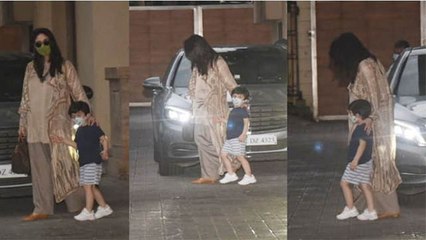 Kareena की बात पर ध्यान नहीं दे रहे थे Taimur,फिर माँ करीना यूं खींचकर ले जाना पड़ा । Watch Video
