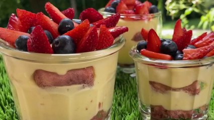 Gourmand - Tiramisu aux fruits rouges