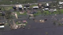 Les images aériennes des dégâts et inondations en Louisiane après le passage de l’ouragan Laura