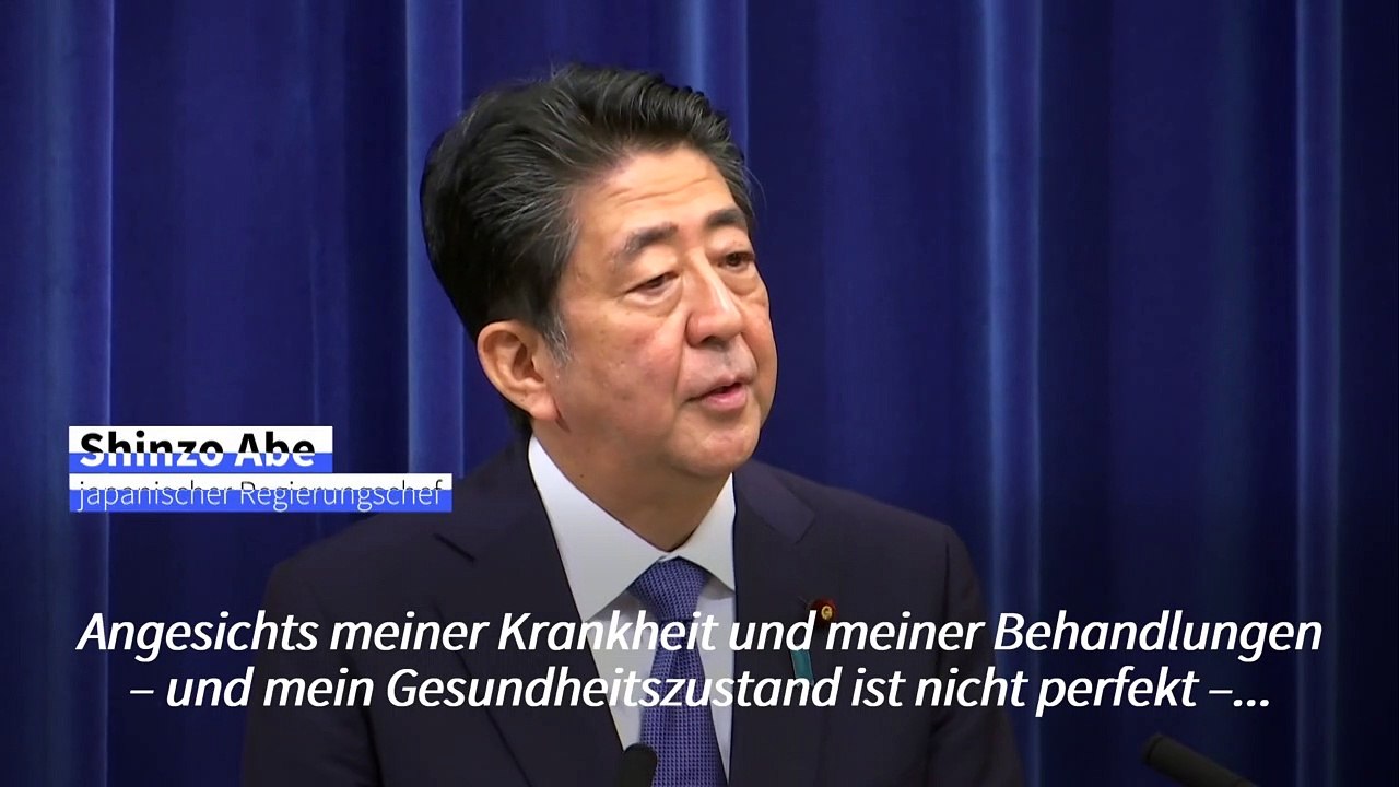 Japans Regierungschef kündigt Rücktritt an