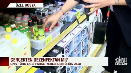 Son Dakika Haberi: Dezenfektan gerçeği CNN TÜRK'te! İçinde gerçekte ne var? | Video