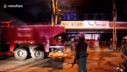 Fire destroys several rooms in hotel in eastern Thailand