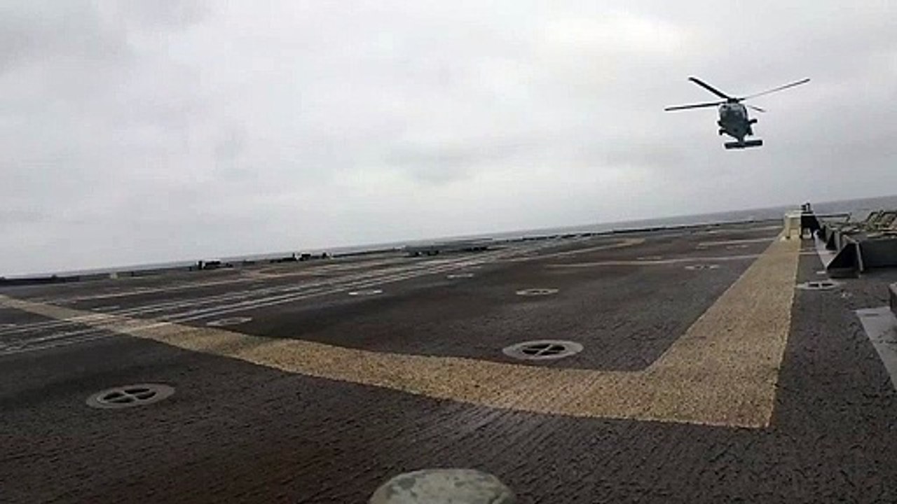 USS Princeton • MH-60R Sea Hawk Helicopter Operations • Arabian Sea • Aug 27 - 2020