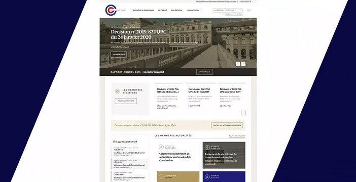 Le moteur de recherche experte du site du Conseil