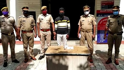 लखीमपुर: 25 हजार का इनमिया बदमाश गिरफ्तार