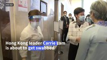 Hong Kong leader Carrie Lam gets swabbed as mass virus tests start