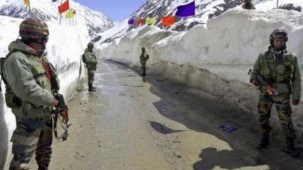 Indian troops remove Chinese surveillance equipments from Kala Top at Pangong