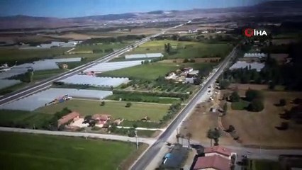 Çorum'da helikopter ile havadan trafik denetimi yapıldı