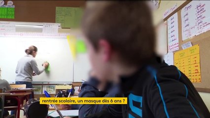 Rentrée scolaire : faut-il rendre le port du masque obligatoire dès 6 ans ?