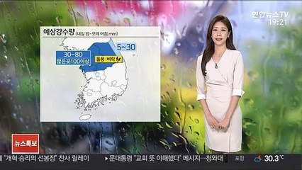 [날씨] 내일 밤부터 중부 '비'…제 9호 태풍 '마이삭' 발생