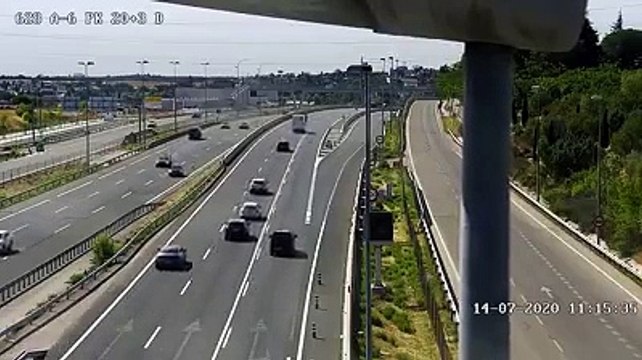 Accidentes registrados este verano por las cámaras de la DGT