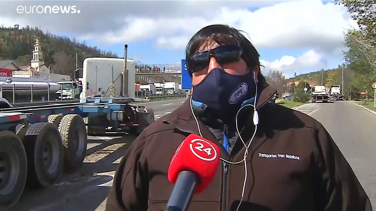 Chiles Lastwagenfahrer haben Angst und streiken