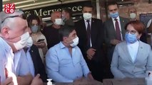 İYİ Parti Lideri Meral Akşener Üsküdar'da esnaflarla buluştu