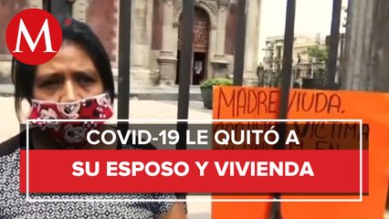 Mujer con hijos pide ayuda luego de quedar viudad por el Covid-19