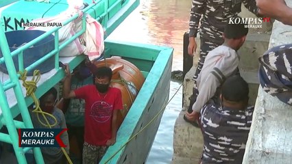 4 ABK KMN PELITA MAKMUR DIEVAKUASI KE MERAUKE