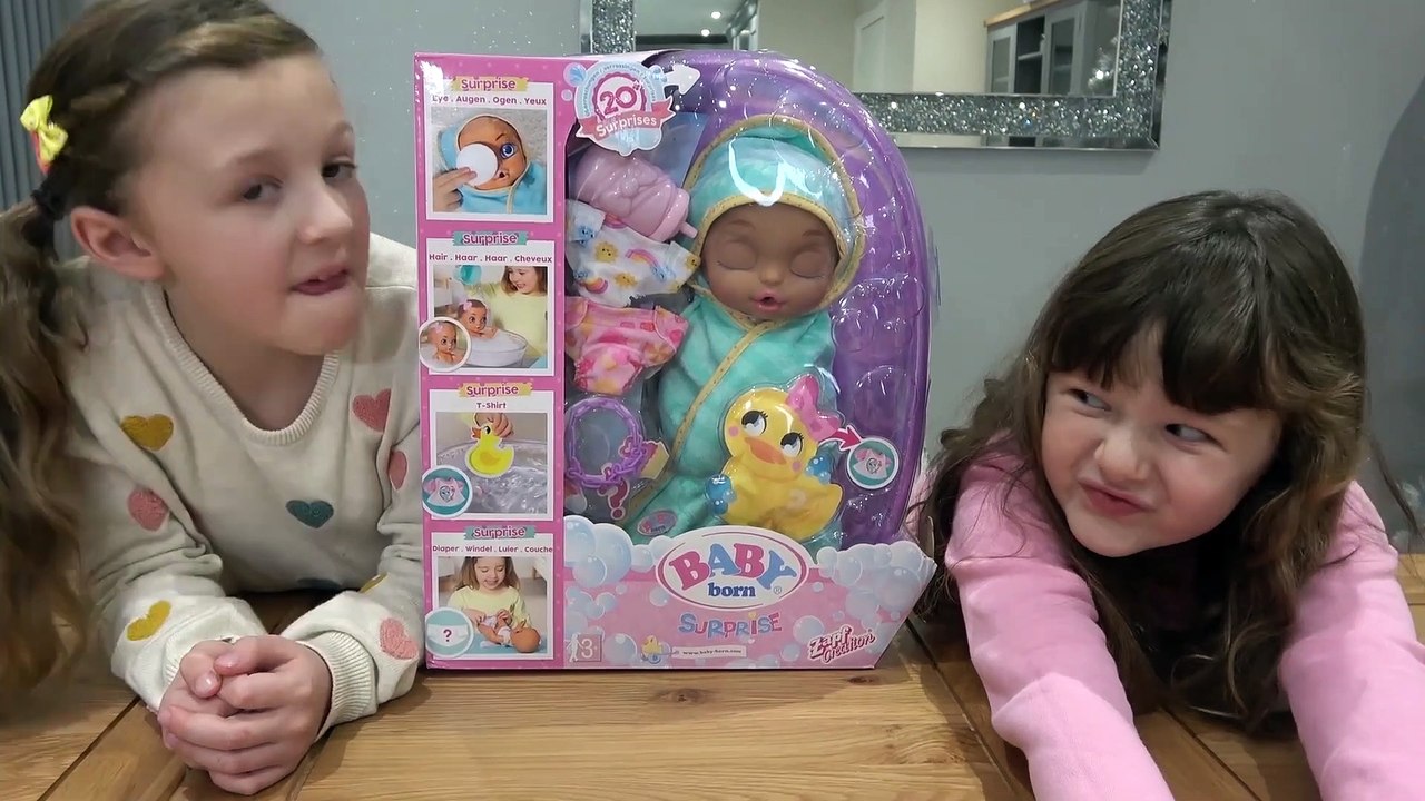 Sophia Isabella play Fun Guessing Game with Baby Born Surprise!!