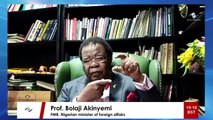 Prof Bolaji Akinyemi calls on African - Americans billionaires to set up African Al Jazeera.