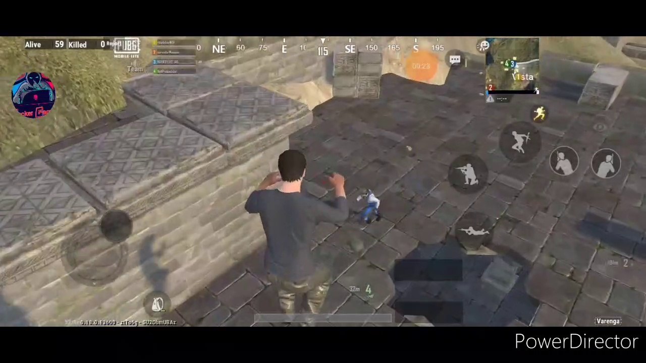 PUBG MOBILE LITE and dead enemy