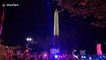 Baby Donald Trump makes an appearance as protesters brings party vibes to Washington, D.C