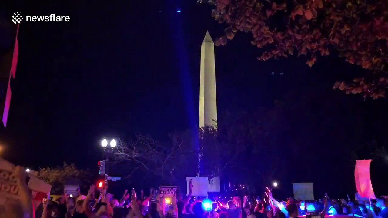 Baby Donald Trump makes an appearance as protesters brings party vibes to Washington, D.C