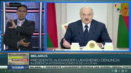 Pdte. Lukashenko denuncia "guerra híbrida" contra Bielorrusia