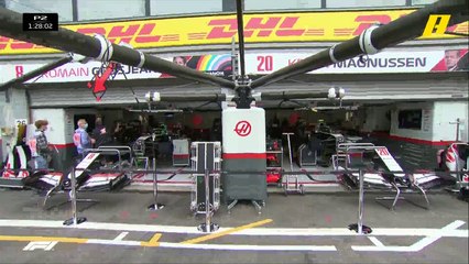 الاستعداد لبدء التجارب الحرة الثانية في حلبة بلجيكا