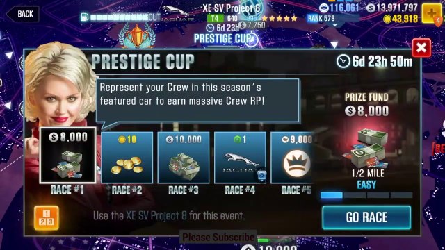 #109 CSR Racing 2 | Prestige Cup | Jaguar XE SV Project 8